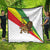 Ethiopia Quilt Lion Of Judah Emblem With Cross - Wonder Print Shop