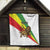 Ethiopia Quilt Lion Of Judah Emblem With Cross - Wonder Print Shop