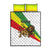 Ethiopia Quilt Bed Set Lion Of Judah Emblem With Cross - Wonder Print Shop