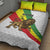Ethiopia Quilt Bed Set Lion Of Judah Emblem With Cross - Wonder Print Shop