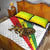 Ethiopia Quilt Bed Set Lion Of Judah Emblem With Cross - Wonder Print Shop