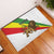 Ethiopia Rubber Doormat Lion Of Judah Emblem With Cross - Wonder Print Shop