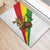 Ethiopia Rubber Doormat Lion Of Judah Emblem With Cross - Wonder Print Shop