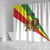 Ethiopia Shower Curtain Lion Of Judah Emblem With Cross