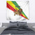 Ethiopia Tapestry Lion Of Judah Emblem With Cross - Wonder Print Shop