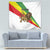 Ethiopia Tapestry Lion Of Judah Emblem With Cross - Wonder Print Shop