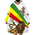 Ethiopia Wearable Blanket Hoodie Lion Of Judah Emblem With Cross - Wonder Print Shop