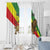 Ethiopia Window Curtain Lion Of Judah Emblem With Cross - Wonder Print Shop