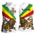Ethiopia Women Sleeveless Polo Shirt Lion Of Judah Emblem With Cross - Wonder Print Shop