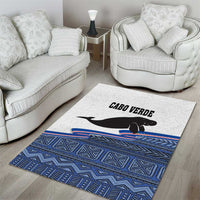 Cape Verde Manatee Area Rug Pattern With Flag Color - Wonder Print Shop