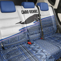 Cape Verde Manatee Back Car Seat Cover Pattern With Flag Color - Wonder Print Shop
