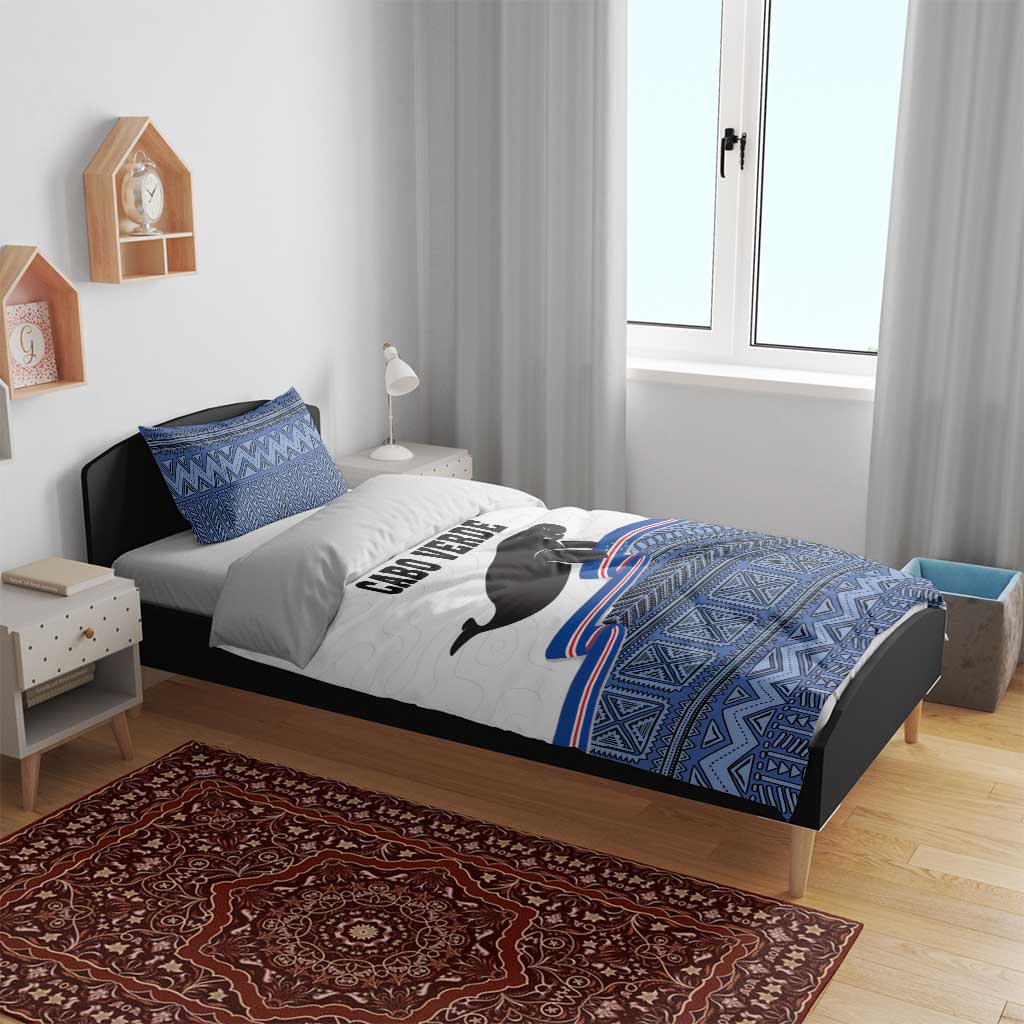 Cape Verde Manatee Bedding Set Pattern With Flag Color - Wonder Print Shop
