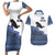 Cape Verde Manatee Couples Matching Short Sleeve Bodycon Dress and Hawaiian Shirt Pattern With Flag Color - Wonder Print Shop