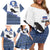 Cape Verde Manatee Family Matching Off Shoulder Short Dress and Hawaiian Shirt Pattern With Flag Color - Wonder Print Shop