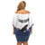 Cape Verde Manatee Family Matching Off Shoulder Short Dress and Hawaiian Shirt Pattern With Flag Color - Wonder Print Shop