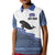 Cape Verde Manatee Kid Polo Shirt Pattern With Flag Color - Wonder Print Shop
