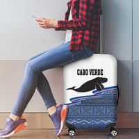 Cape Verde Manatee Luggage Cover Pattern With Flag Color - Wonder Print Shop