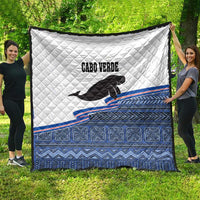 Cape Verde Manatee Quilt Pattern With Flag Color - Wonder Print Shop
