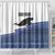 Cape Verde Manatee Shower Curtain Pattern With Flag Color