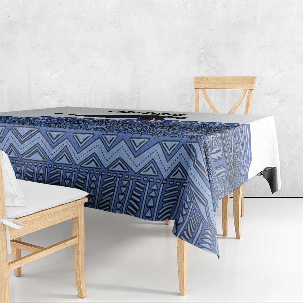 Cape Verde Manatee Tablecloth Pattern With Flag Color - Wonder Print Shop