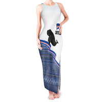Cape Verde Manatee Tank Maxi Dress Pattern With Flag Color - Wonder Print Shop