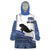 Cape Verde Manatee Wearable Blanket Hoodie Pattern With Flag Color - Wonder Print Shop