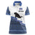Cape Verde Manatee Women Polo Shirt Pattern With Flag Color - Wonder Print Shop