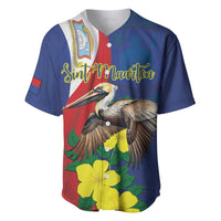 Personalized Sint Maarten Flag Day Baseball Jersey 40th Anniversary Semper Progrediens