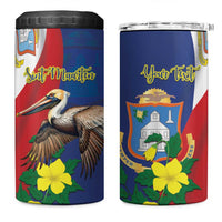 Personalized Sint Maarten Flag Day 4 in 1 Can Cooler Tumbler 40th Anniversary Semper Progrediens