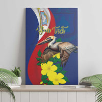 Personalized Sint Maarten Flag Day Canvas Wall Art 40th Anniversary Semper Progrediens