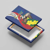 Personalized Sint Maarten Flag Day Canvas Wall Art 40th Anniversary Semper Progrediens