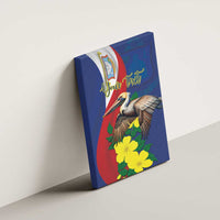 Personalized Sint Maarten Flag Day Canvas Wall Art 40th Anniversary Semper Progrediens