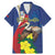 Personalized Sint Maarten Flag Day Family Matching Mermaid Dress and Hawaiian Shirt 40th Anniversary Semper Progrediens