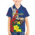 Personalized Sint Maarten Flag Day Family Matching Off The Shoulder Long Sleeve Dress and Hawaiian Shirt 40th Anniversary Semper Progrediens