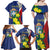 Personalized Sint Maarten Flag Day Family Matching Off Shoulder Maxi Dress and Hawaiian Shirt 40th Anniversary Semper Progrediens