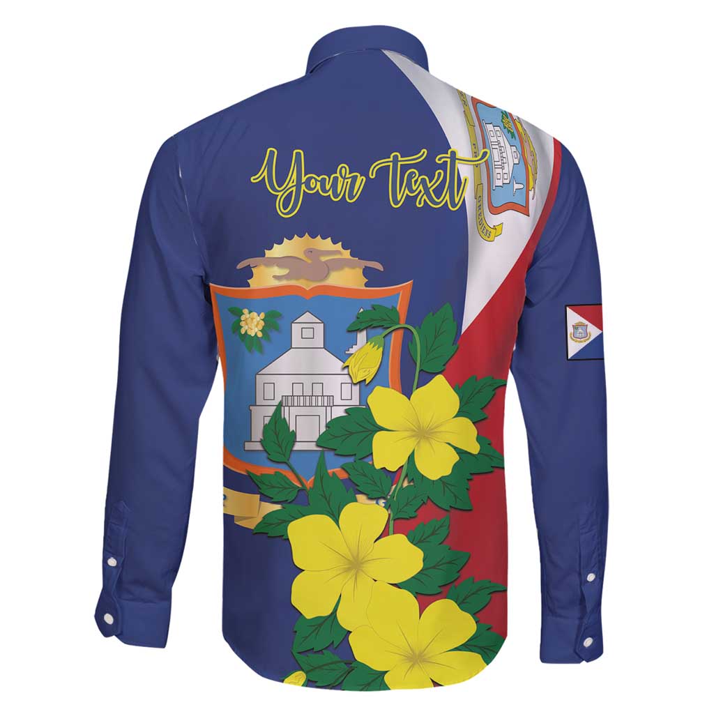 Personalized Sint Maarten Flag Day Family Matching Puletasi and Hawaiian Shirt 40th Anniversary Semper Progrediens