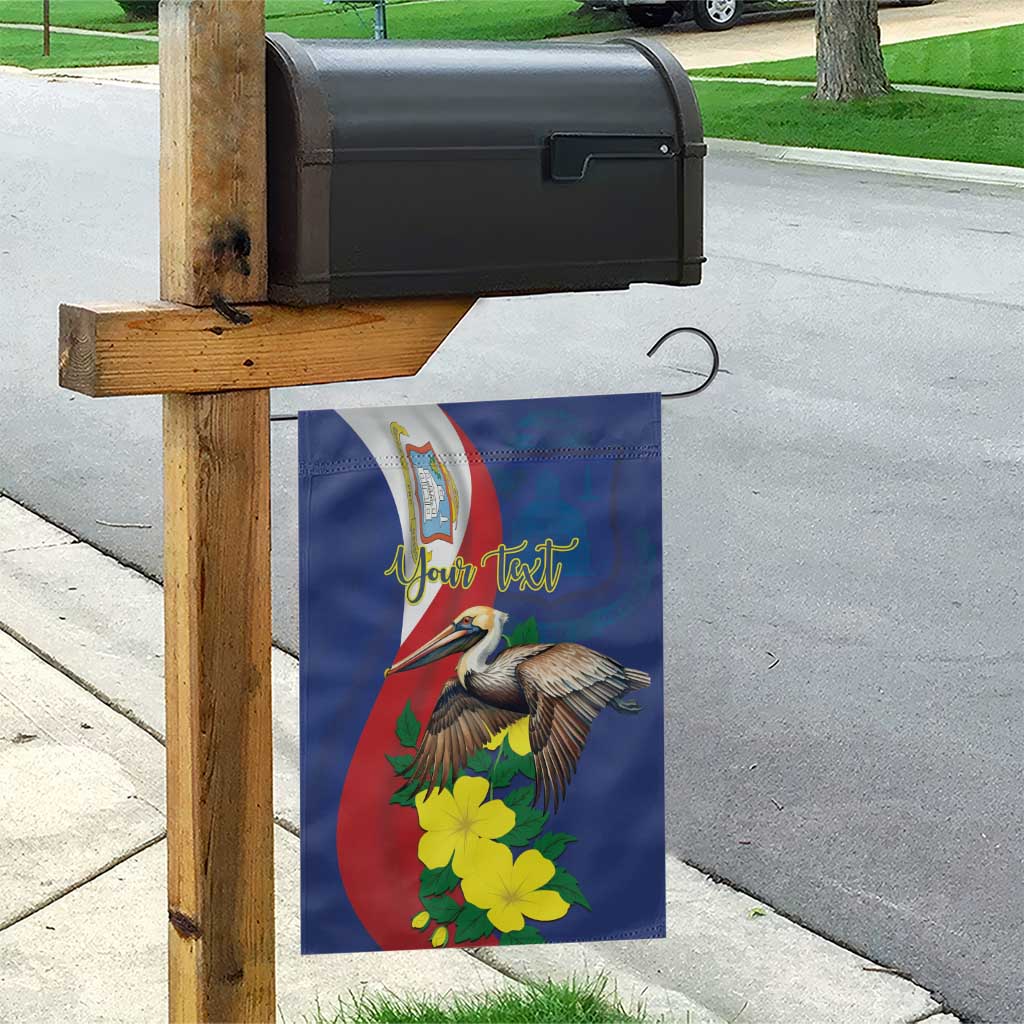 Personalized Sint Maarten Flag Day Garden Flag 40th Anniversary Semper Progrediens