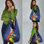 Personalized Sint Maarten Flag Day Grocery Bag 40th Anniversary Semper Progrediens