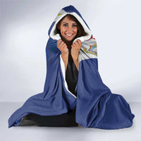 Personalized Sint Maarten Flag Day Hooded Blanket 40th Anniversary Semper Progrediens