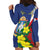 Personalized Sint Maarten Flag Day Hoodie Dress 40th Anniversary Semper Progrediens