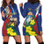 Personalized Sint Maarten Flag Day Hoodie Dress 40th Anniversary Semper Progrediens