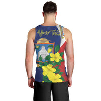 Personalized Sint Maarten Flag Day Men Tank Top 40th Anniversary Semper Progrediens