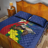 Personalized Sint Maarten Flag Day Quilt Bed Set 40th Anniversary Semper Progrediens