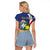 Personalized Sint Maarten Flag Day Raglan Cropped T Shirt 40th Anniversary Semper Progrediens