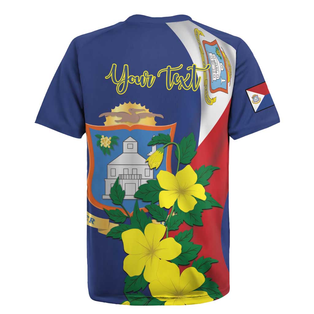 Personalized Sint Maarten Flag Day Rugby Jersey 40th Anniversary Semper Progrediens