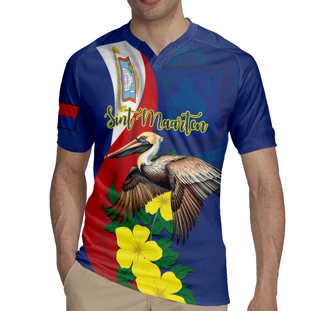 Personalized Sint Maarten Flag Day Rugby Jersey 40th Anniversary Semper Progrediens