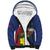 Personalized Sint Maarten Flag Day Sherpa Hoodie 40th Anniversary Semper Progrediens