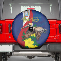 Personalized Sint Maarten Flag Day Spare Tire Cover 40th Anniversary Semper Progrediens