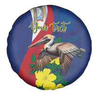 Personalized Sint Maarten Flag Day Spare Tire Cover 40th Anniversary Semper Progrediens
