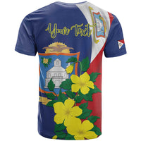 Personalized Sint Maarten Flag Day T Shirt 40th Anniversary Semper Progrediens